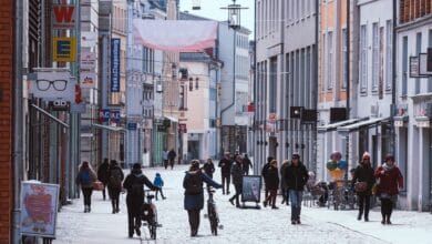 shopping street, pedestrian zone, downtown