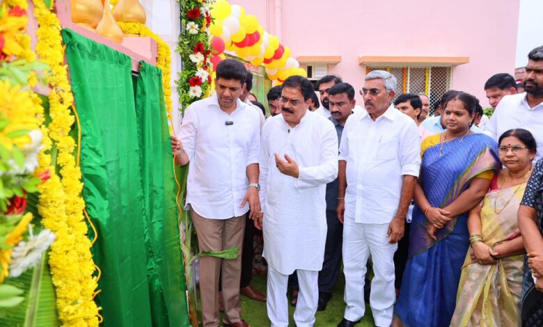 తెనాలిలో 10 MLD మురుగు నీటి శుద్ధి కేంద్రాన్ని ప్రారంభించిన కేంద్ర మంత్రి పెమ్మసాని చంద్రశేఖర్