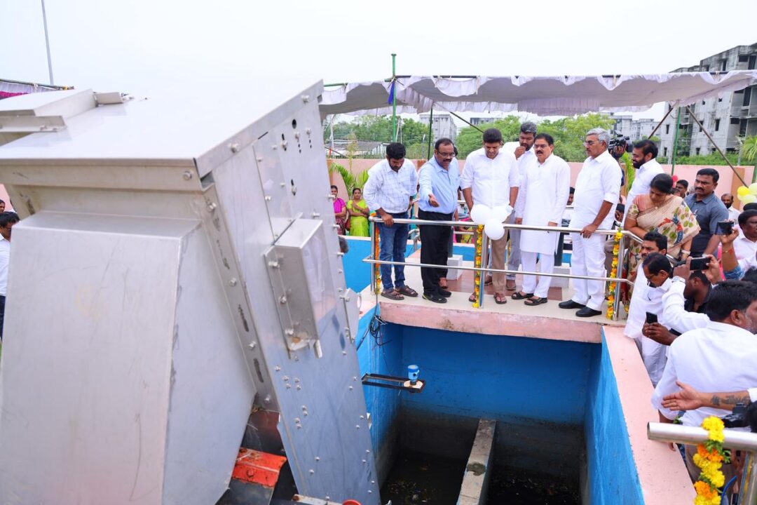 తెనాలిలో 10 MLD మురుగు నీటి శుద్ధి కేంద్రాన్ని ప్రారంభించిన కేంద్ర మంత్రి పెమ్మసాని చంద్రశేఖర్