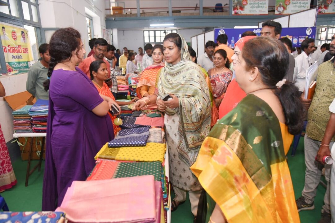 Guntur news:సూపర్ జిఎస్టిపై 19 వరకు ఎగ్జిబిషన్ కమ్ సేల్