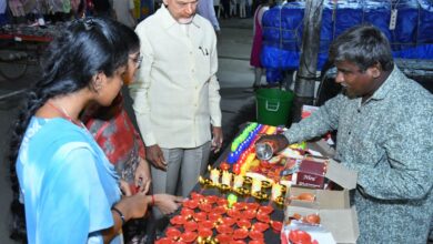 vijayawada beesent road lo విజయవాడ బీసెంట్ రోడ్లో సీఎం చంద్రబాబు పర్యటన vijayawada beesent road lo