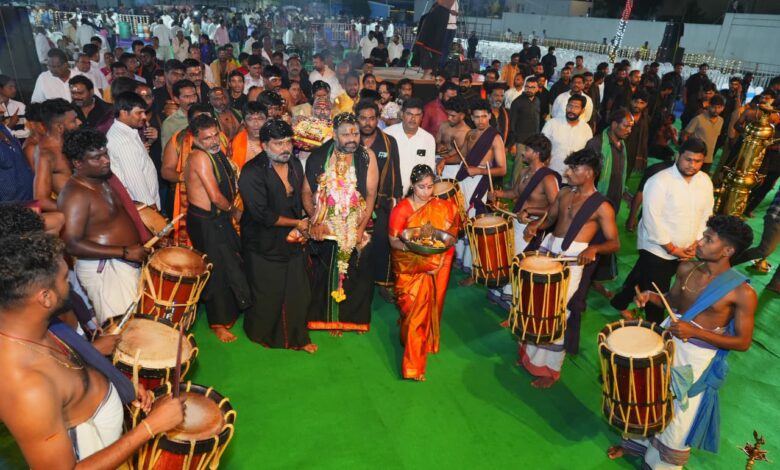 Sri ayyappa swamy maha:శ్రీ అయ్యప్ప స్వామి మహా పడిపూజా మహోత్సవం-గుంటూరులో Sri ayyappa swamy maha