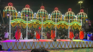 కార్తీక పౌర్ణమి శోభతో అమరావతి ప్రకాశం — అమరలింగేశ్వర స్వామి సన్నిధిలో నదీ హారతి మహోత్సవం కార్తీక పౌర్ణమి శోభతో అమరావతి ప్రకాశం — అమరలింగేశ్వర స్వామి సన్నిధిలో నదీ హారతి మహోత్సవం