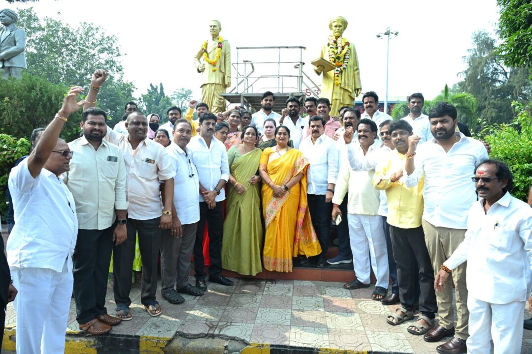 NTR VIJAYAWADA News :అణగారిన వర్గాల అభ్యున్నతికి జ్యోతిరావు పూలే కృషి-రాష్ట్ర బీసీ సంక్షేమ శాఖ మంత్రి సవిత