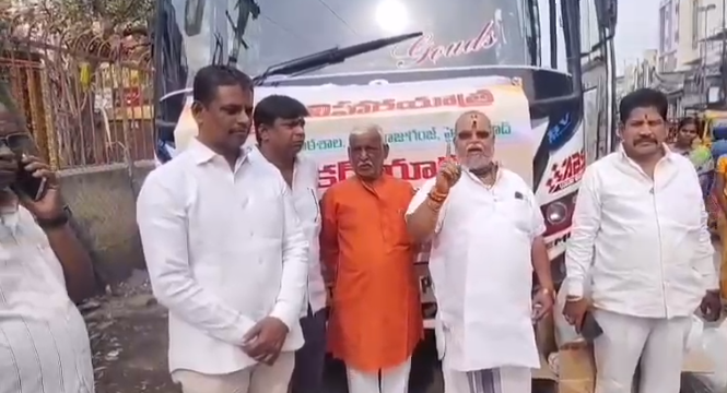 Goshamahal Lo corporetor: గోషామహల్‌లో కార్పొరేటర్‌ శంకర్ యాదవ్ మానవతా గుణం…ప్రభుత్వ పాఠశాల విద్యార్థులకు భద్రాచలం విహారయాత్ర