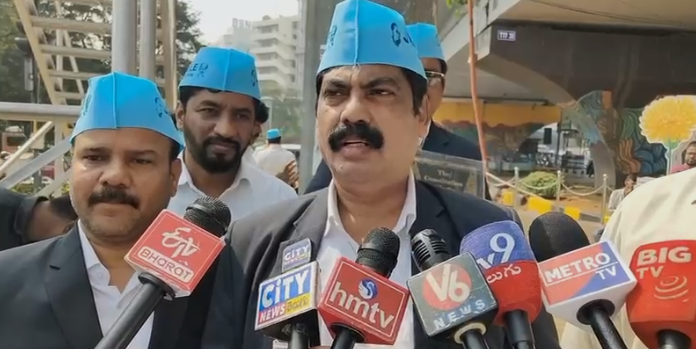 hyd t1 Hyderabad Local News: కేంద్ర బిజెపి ప్రభుత్వం రాజ్యాంగాన్ని మార్చాలనే కుట్ర చేస్తుందని-రాష్ట్ర అధ్యక్షుడు మాహేశ్వర్ రాజ్