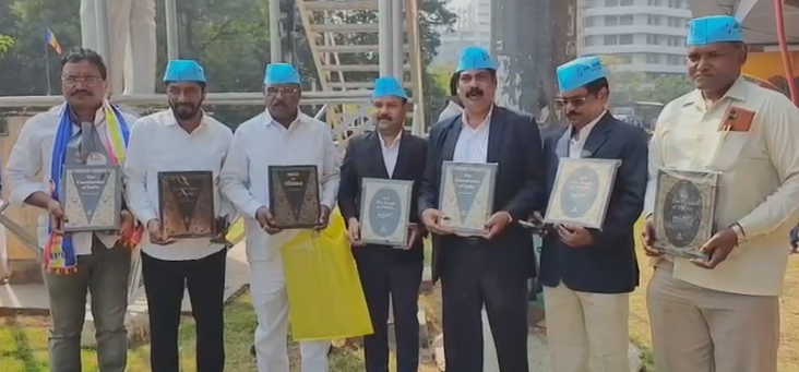 hyd t4 Hyderabad Local News: కేంద్ర బిజెపి ప్రభుత్వం రాజ్యాంగాన్ని మార్చాలనే కుట్ర చేస్తుందని-రాష్ట్ర అధ్యక్షుడు మాహేశ్వర్ రాజ్