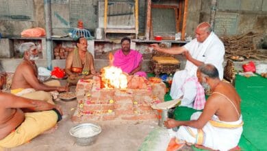 41 Days of Grand Devotion at Someshwara Swamy Devasthanam: Concluding the 'Chaddi Karyakramam||సోమేశ్వర స్వామి దేవస్థానంలో 41 రోజుల భవ్యమైన భక్తి: చద్ది కార్యక్రమం ముగింపు 41 Days of Grand Devotion at Someshwara Swamy Devasthanam: Concluding the 'Chaddi Karyakramam||సోమేశ్వర స్వామి దేవస్థానంలో 41 రోజుల భవ్యమైన భక్తి: చద్ది కార్యక్రమం ముగింపు