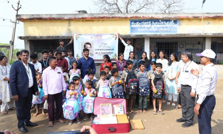 VIT AP వ్యవస్థాపకుడు & ఛాన్సలర్ డాక్టర్ జి. విశ్వనాథన్ 87వ జయంతి సందర్బంగా సేవా కార్యక్రమాలు. VIT AP