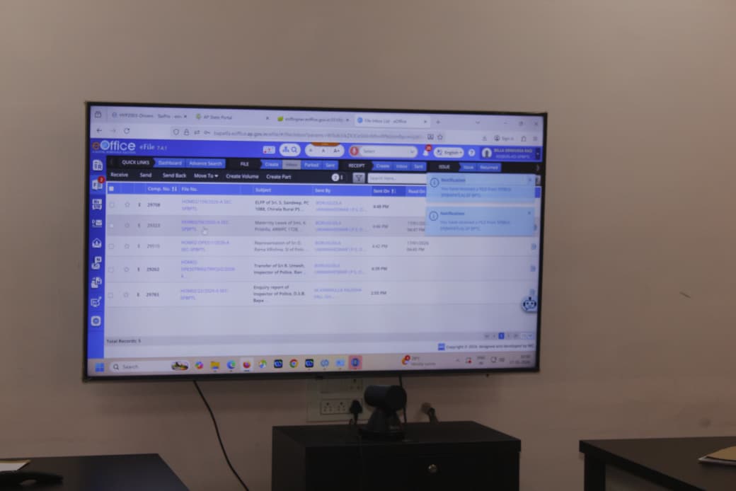 Bapatla Local News :బాపట్ల పోలీస్ శాఖకు అరుదైన ఘనత ఈ-ఆఫీస్ ESM ప్రక్రియలో 100% పూర్తి చేసిన తొలి జిల్లా