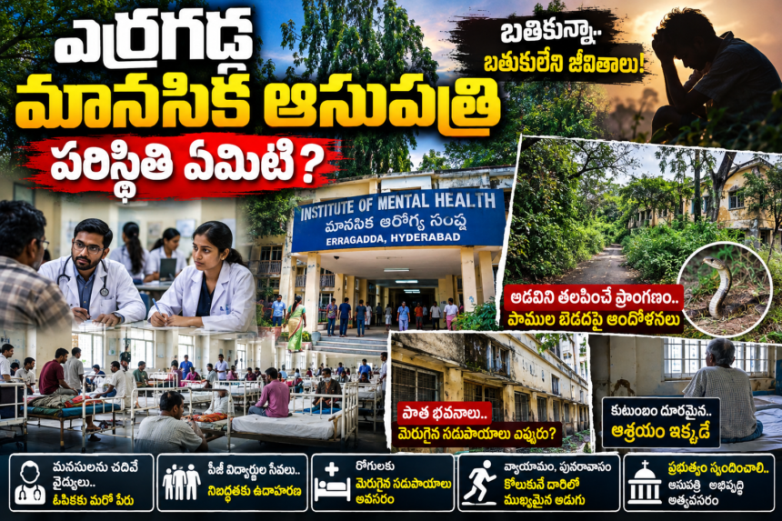 Erragadda Mental Hospital Hyderabad IMH facilities and patient care